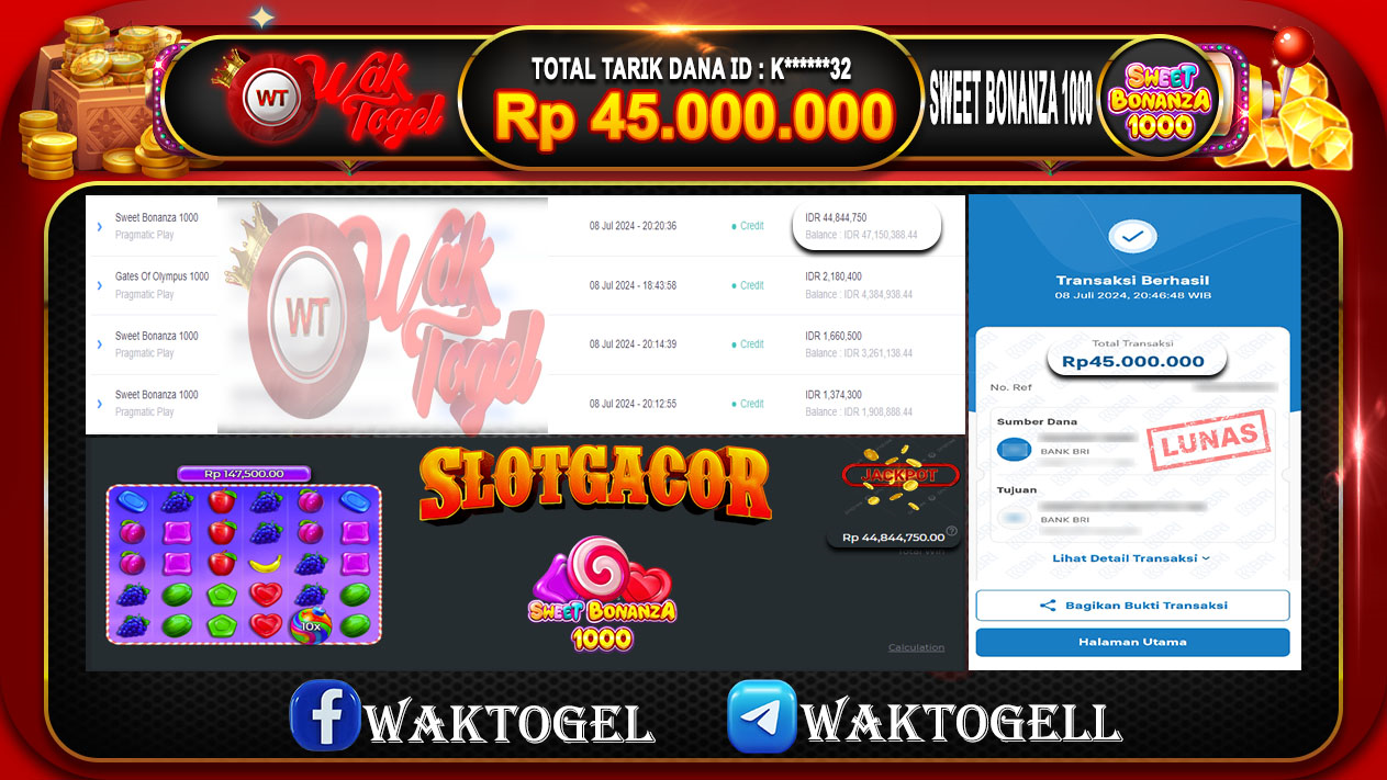 BUKTI PEMBAYARAN SLOT WAKTOGEL