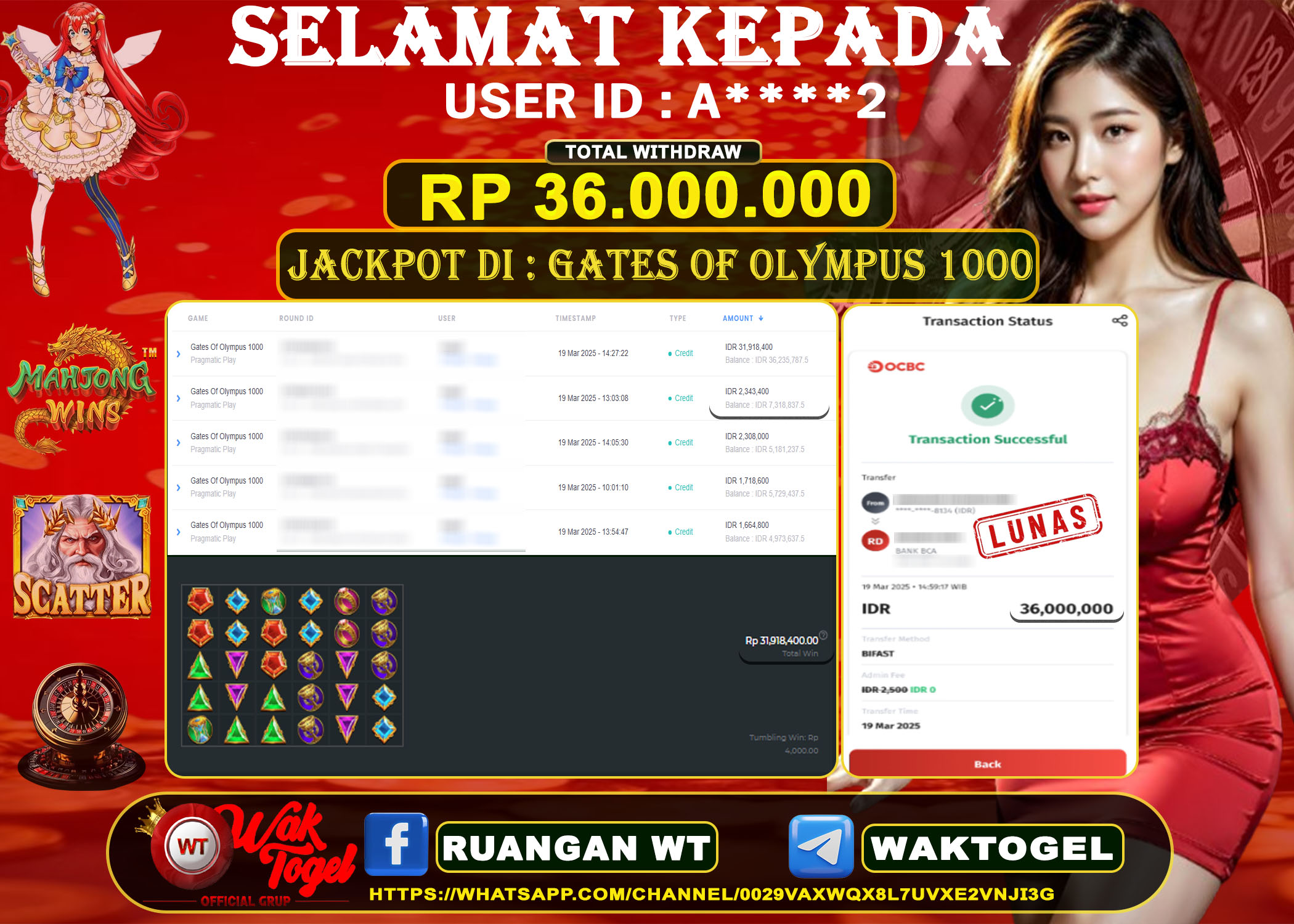 BUKTI PEMBAYARAN SLOT WAKTOGEL