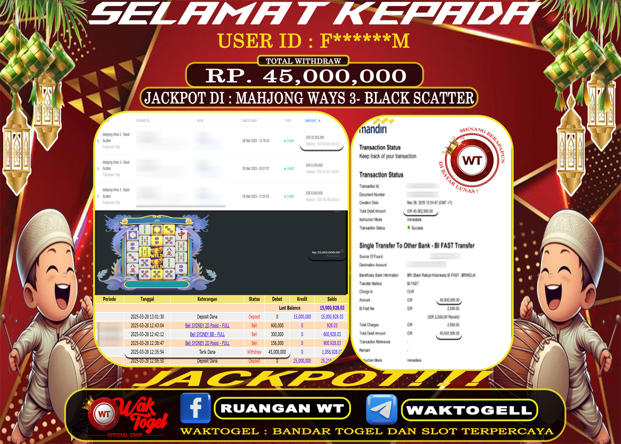 BUKTI PEMBAYARAN SLOT WAKTOGEL