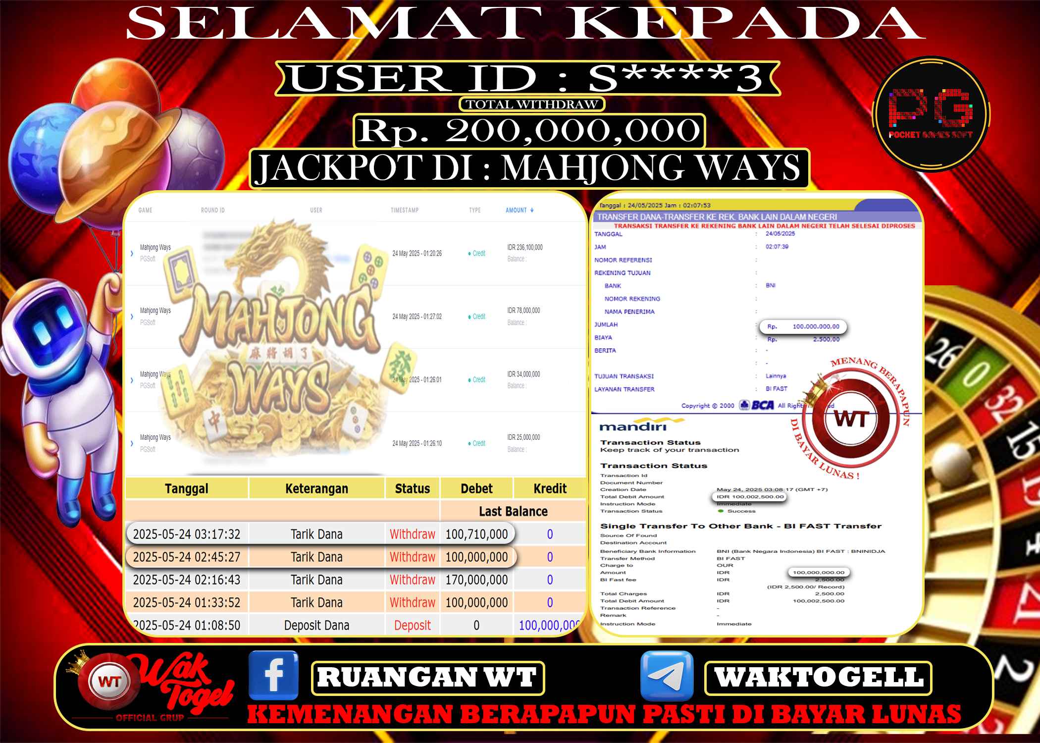 BUKTI PEMBAYARAN SLOT WAKTOGEL