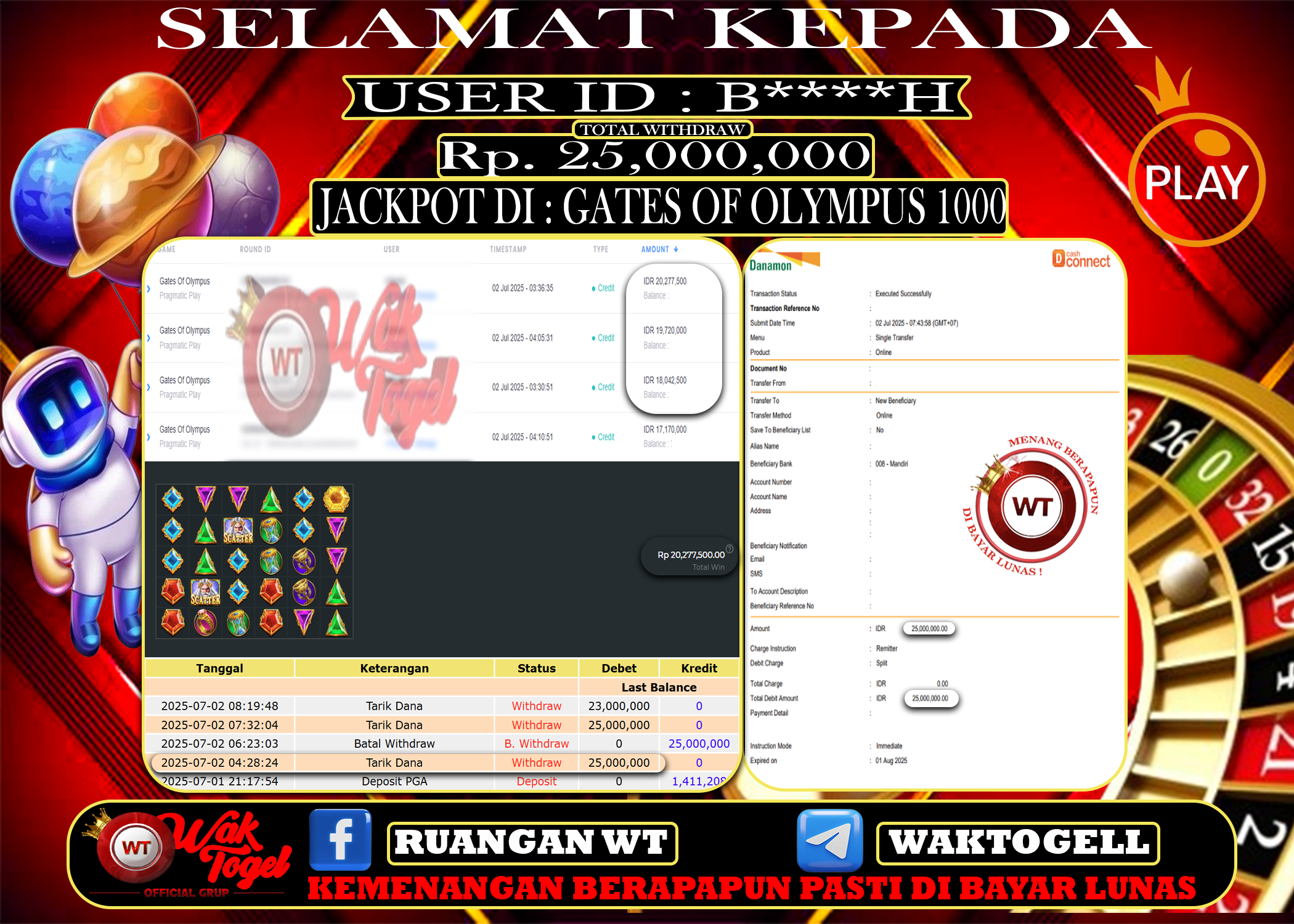 BUKTI PEMBAYARAN SLOT WAKTOGEL