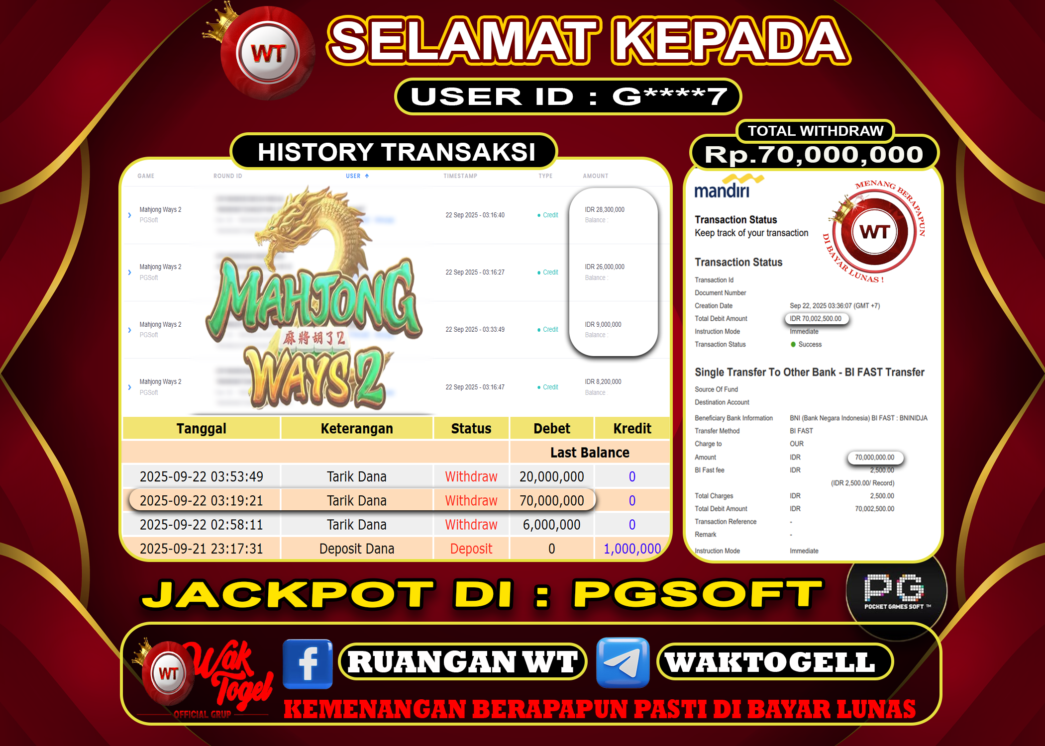 BUKTI PEMBAYARAN SLOT WAKTOGEL