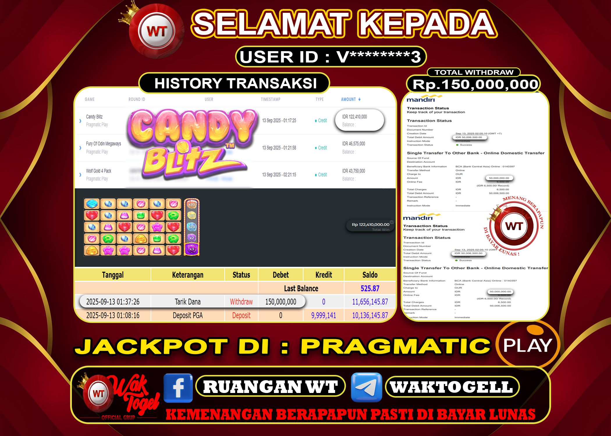BUKTI PEMBAYARAN SLOT WAKTOGEL