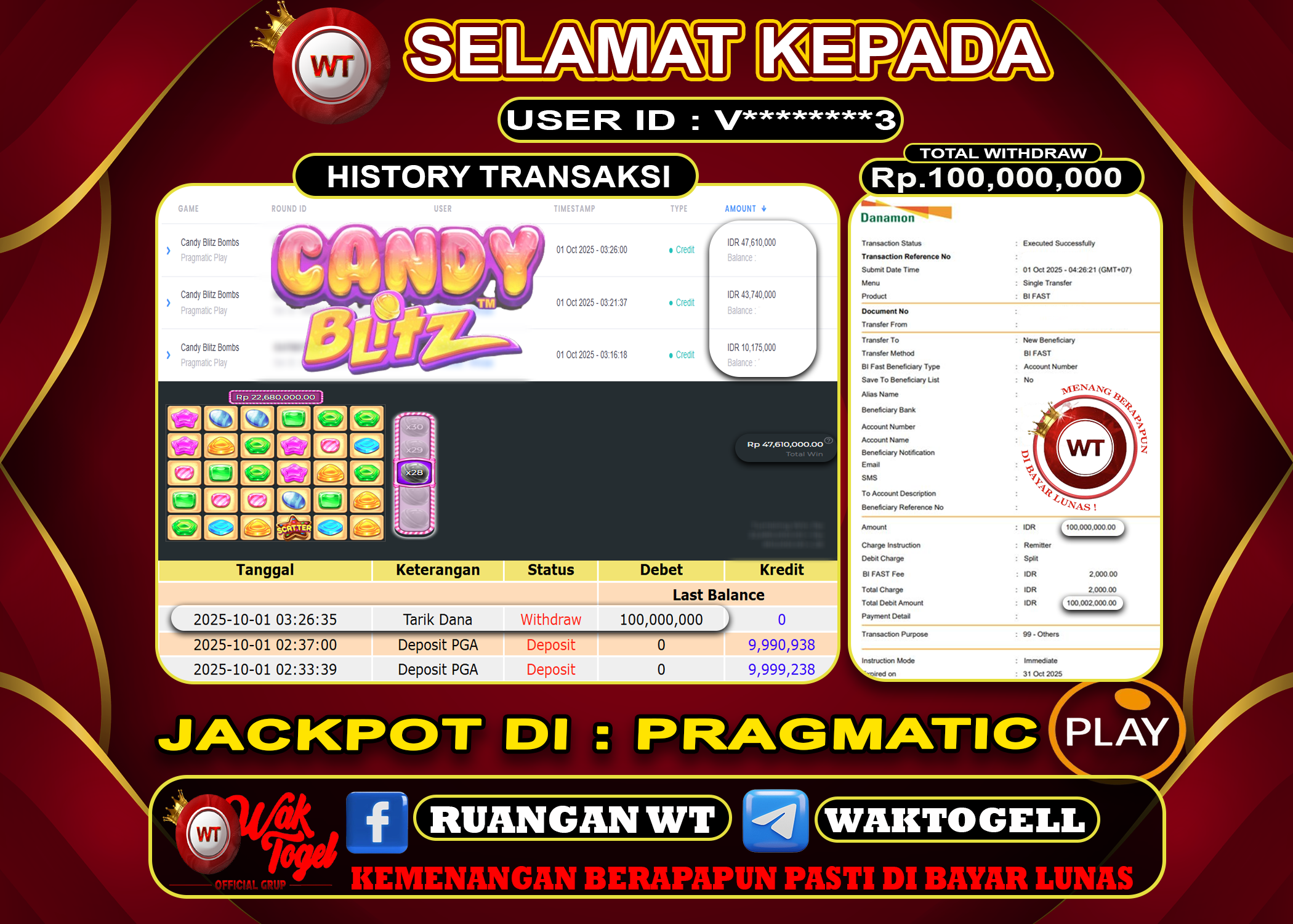 BUKTI PEMBAYARAN SLOT WAKTOGEL