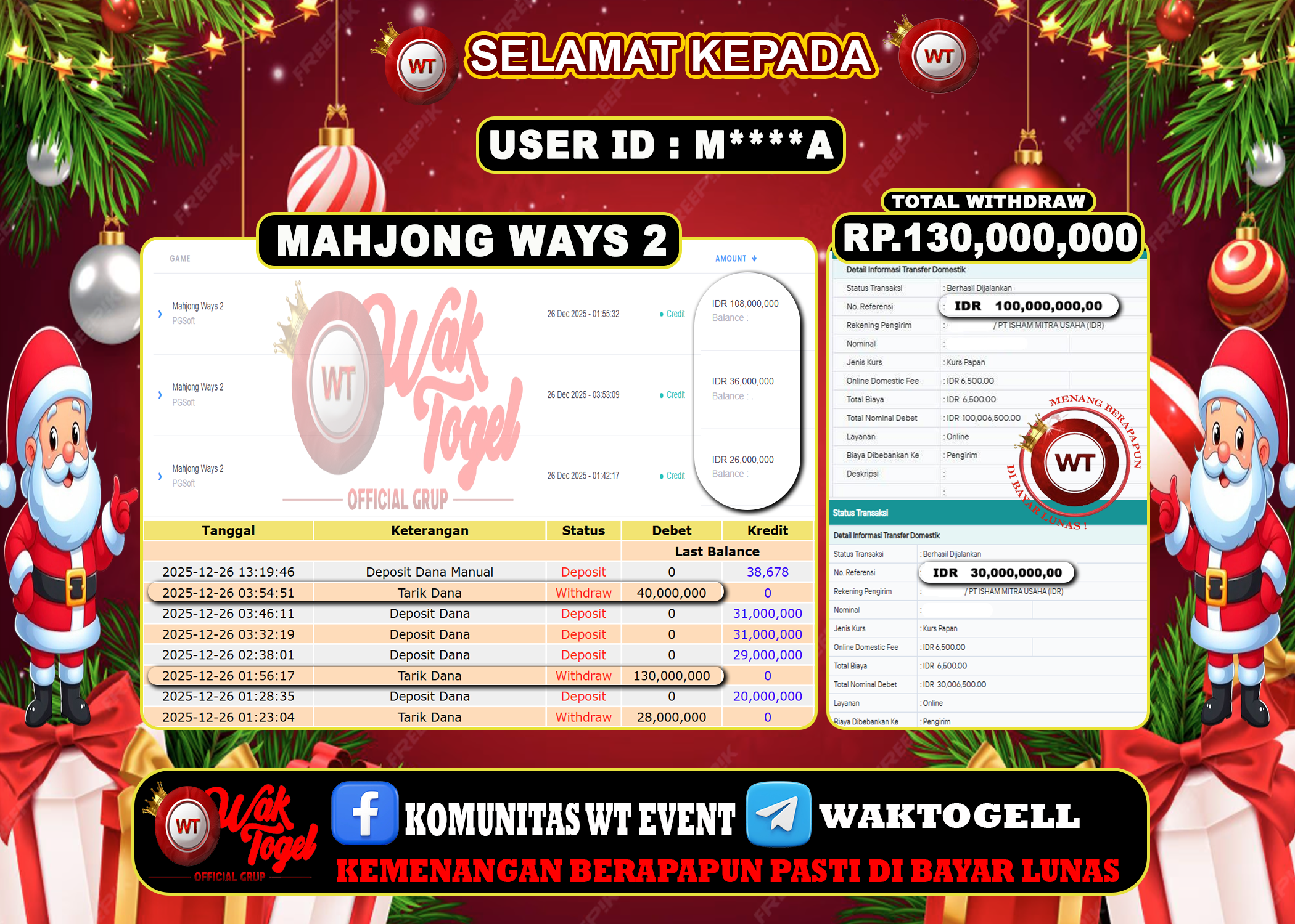 BUKTI PEMBAYARAN SLOT WAKTOGEL