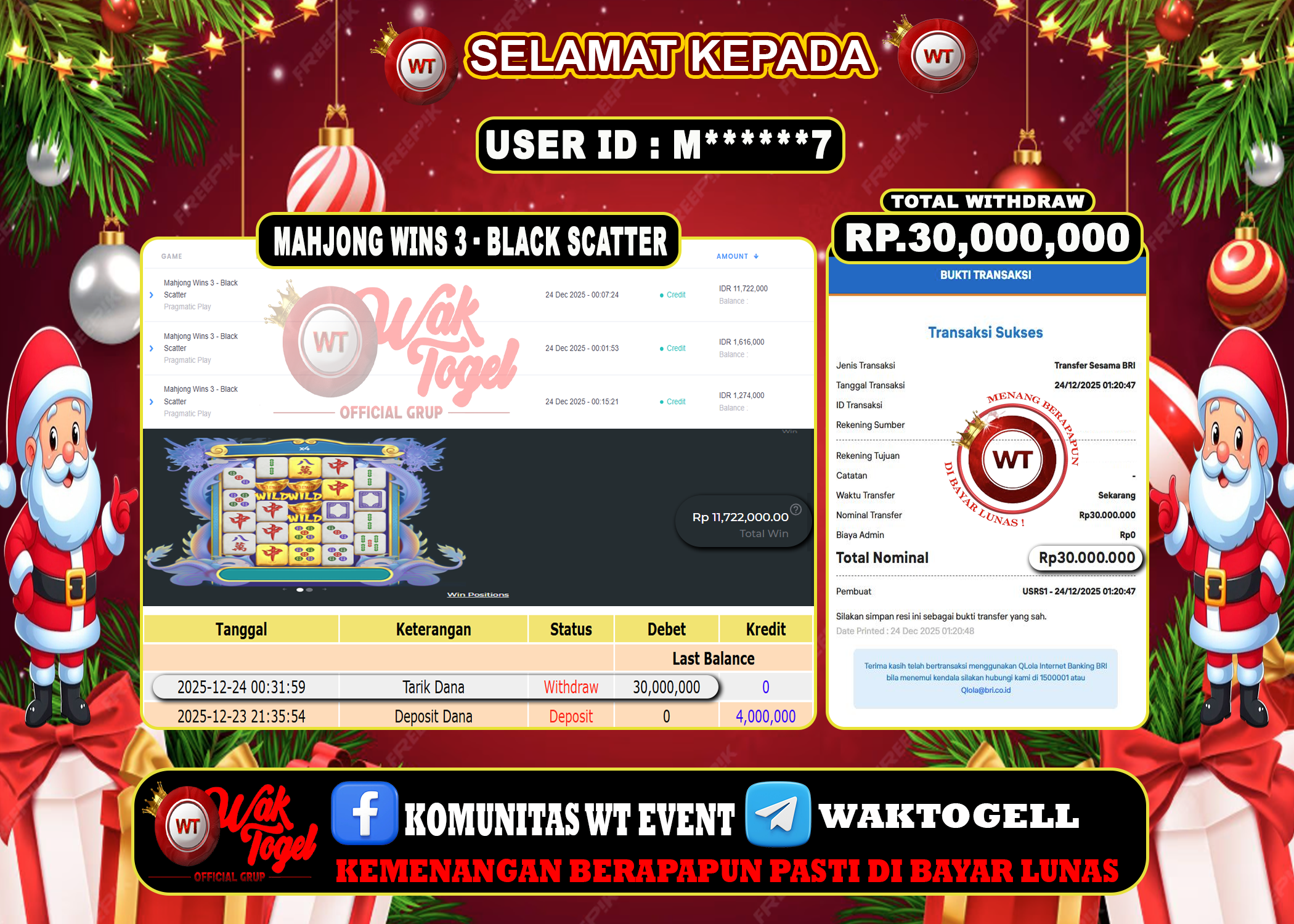 BUKTI PEMBAYARAN SLOT WAKTOGEL