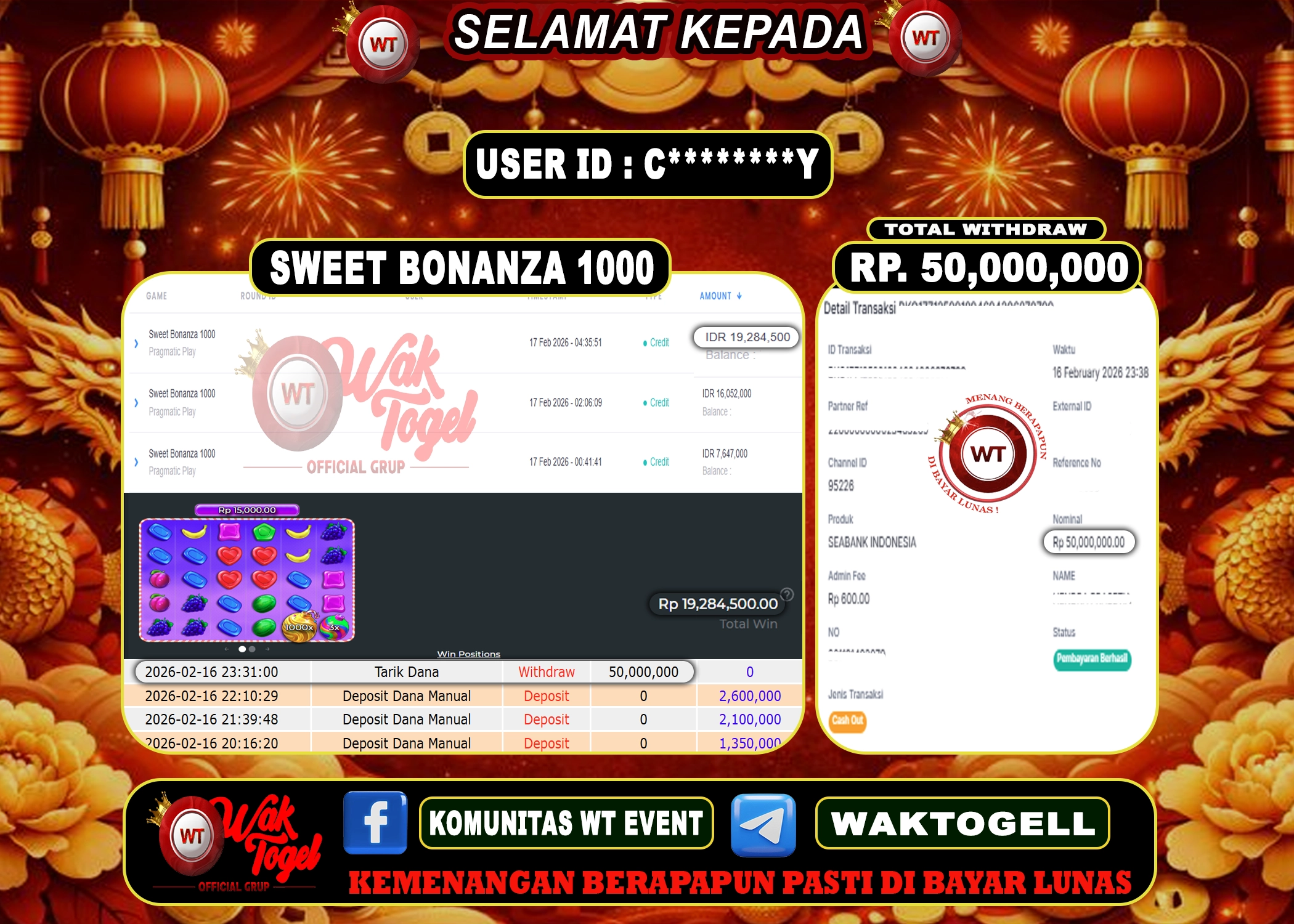 BUKTI PEMBAYARAN SLOT WAKTOGEL